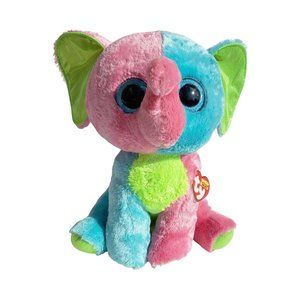 Elfie The Elephant 16" Justice USA Exclusive Ty Beanie Boo New with Tags NWT